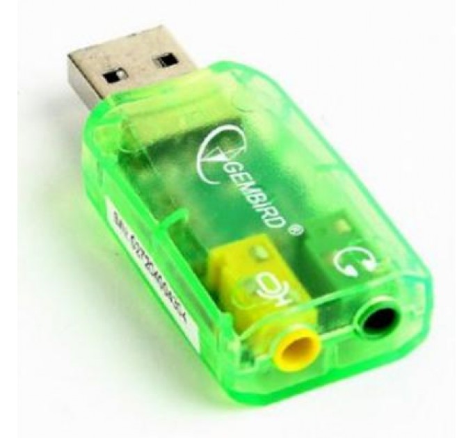 Gembird Перехідник USB2.0-Audio Gembird (SC-USB-01)