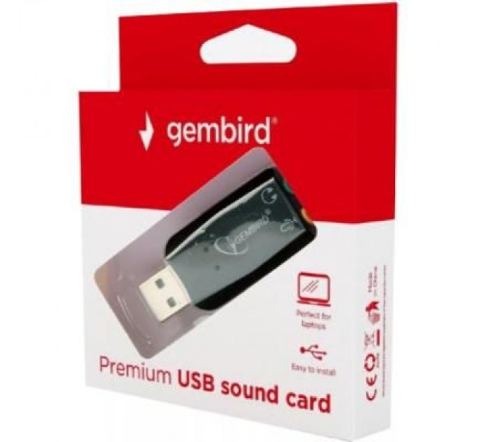 Gembird Перехідник USB2.0-Audio Gembird (SC-USB2.0-01)