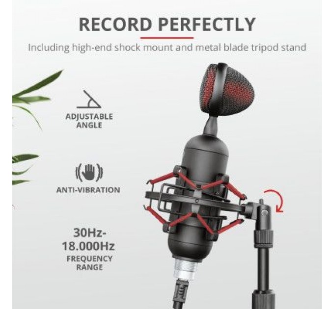Trust Мікрофон Trust GXT 244 Buzz USB Streaming Microphone Black (23466)