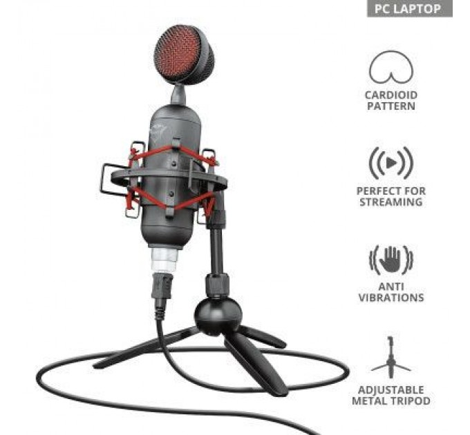 Trust Мікрофон Trust GXT 244 Buzz USB Streaming Microphone Black (23466)