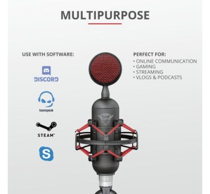 Trust Мікрофон Trust GXT 244 Buzz USB Streaming Microphone Black (23466)