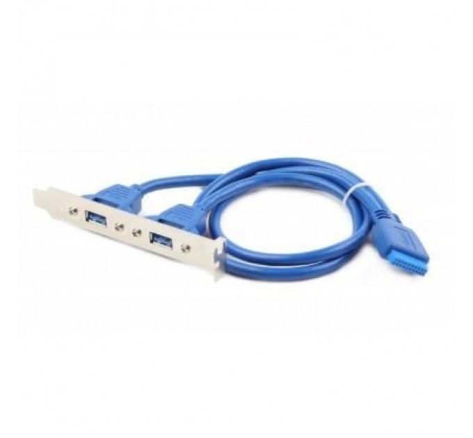 Cablexpert Кабель для передачі даних USB 3.0 розетка на кронштейні 10P 45 см Cablexpert (CC-USB3-RECEPTACLE)