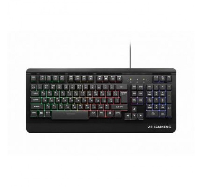 2E Клавіатура 2E KG320 LED USB Black Ukr (2E-KG320UB)