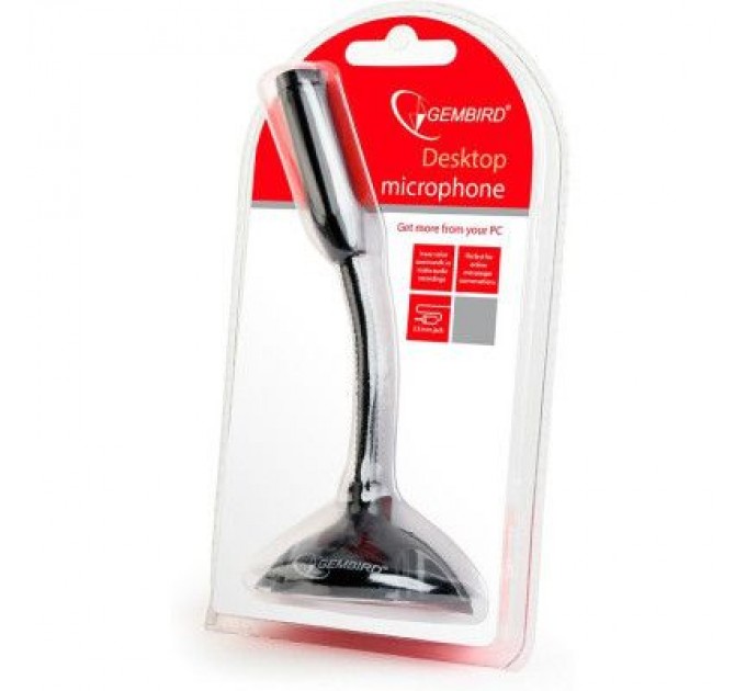 Gembird Мікрофон Gembird MIC-D-02 Black (MIC-D-02)