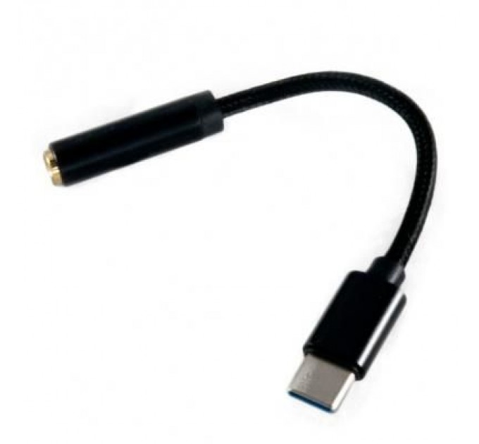 Extradigital Перехідник Type-C to Audio 3.5mm (Plug-Socket) 0.12m Extradigital (KBA1760)