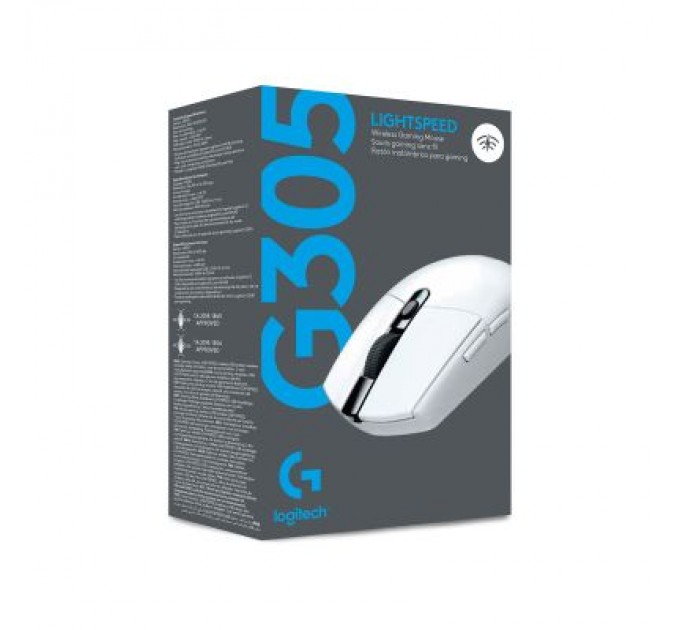 Logitech Мишка Logitech G305 Lightspeed White (910-005291)