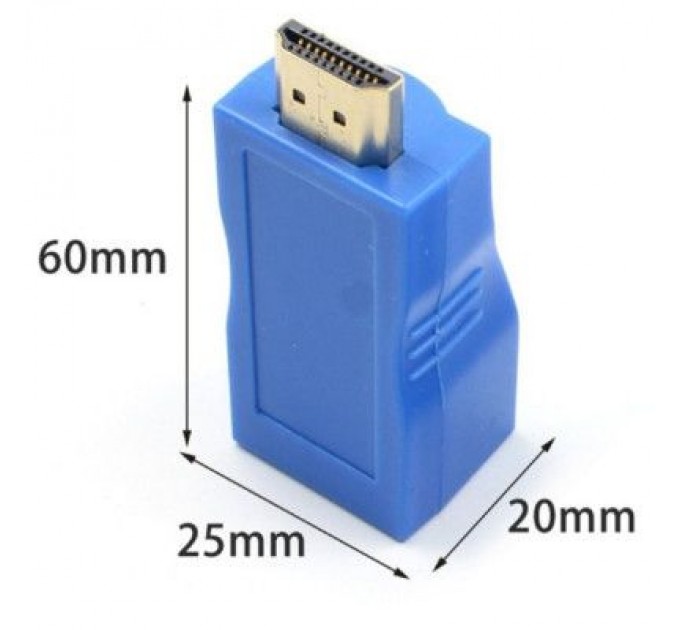 Extradigital Перехідник HDMI к кабелю RJ45 (Patch Cord) 30m Extradigital (KBH1754)