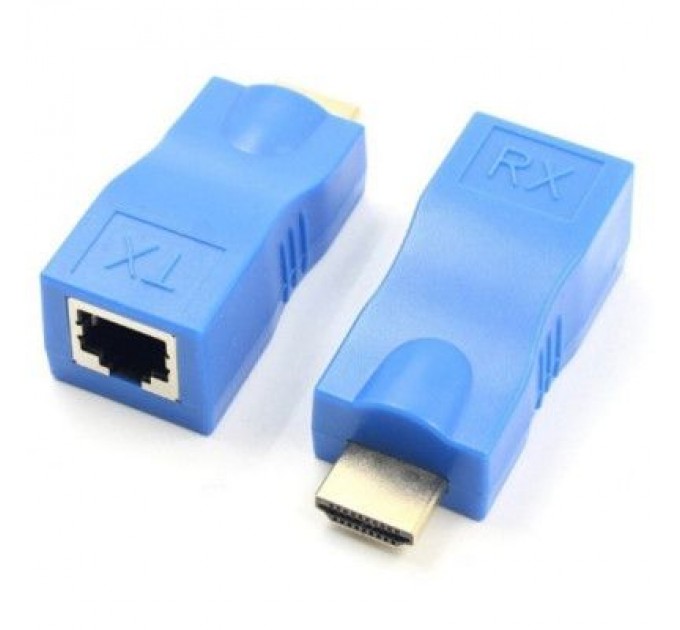 Extradigital Перехідник HDMI к кабелю RJ45 (Patch Cord) 30m Extradigital (KBH1754)