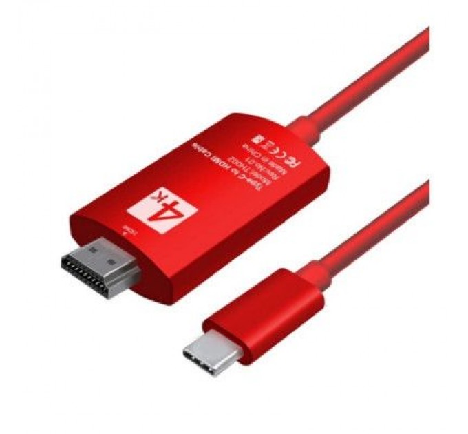 Extradigital Перехідник Type C to HDMI, 2m, 4K, 30HZ Extradigital (KBH1751)