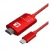 Extradigital Перехідник Type C to HDMI, 2m, 4K, 30HZ Extradigital (KBH1751)