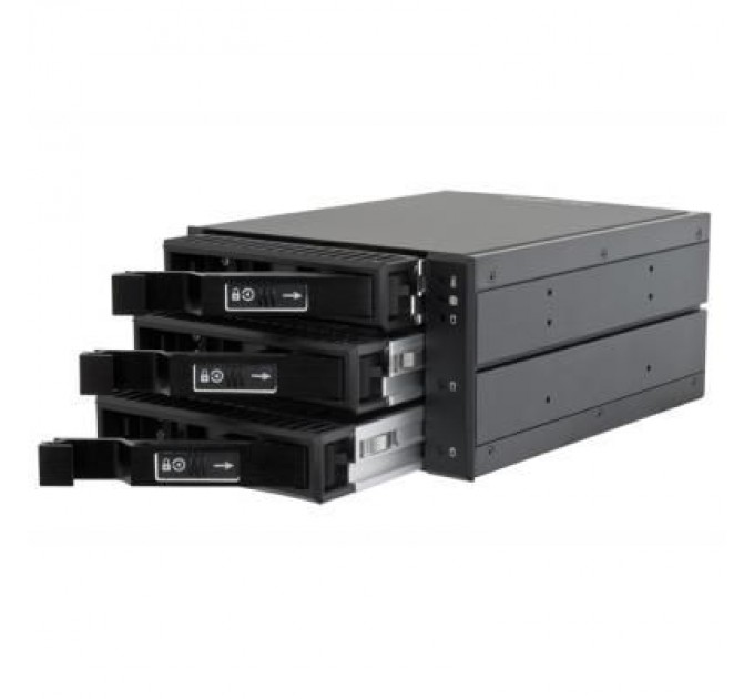 Chieftec Бекплейн Chieftec 2x5.25"/3x3.5" Hot-Swap Aluminium (CBP-2131SAS)