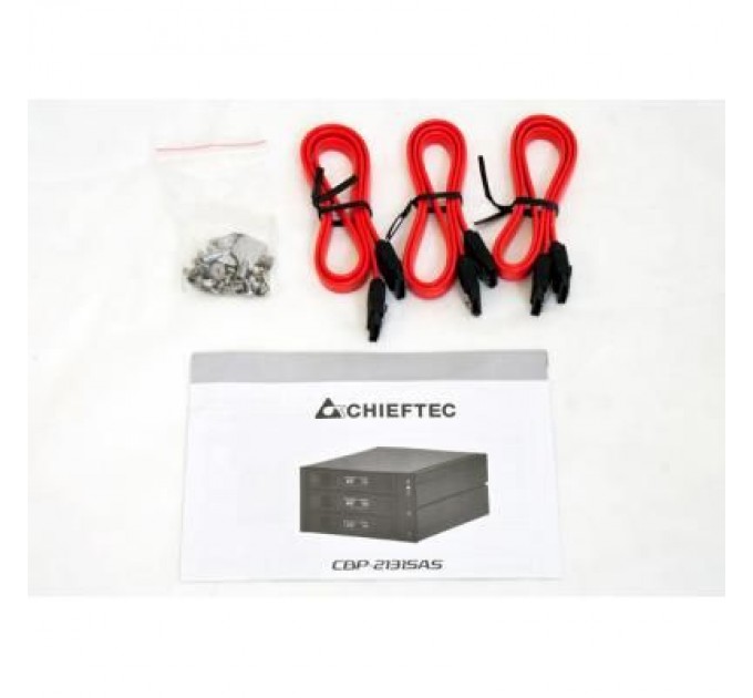 Chieftec Бекплейн Chieftec 2x5.25"/3x3.5" Hot-Swap Aluminium (CBP-2131SAS)