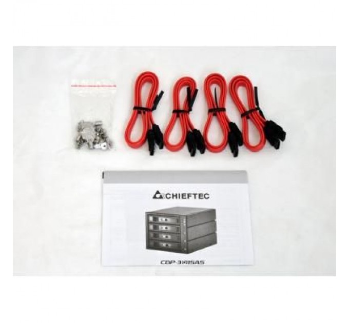 Chieftec Бекплейн Chieftec 3x5.25"/4x3.5" Hot-Swap Aluminium (CBP-3141SAS)