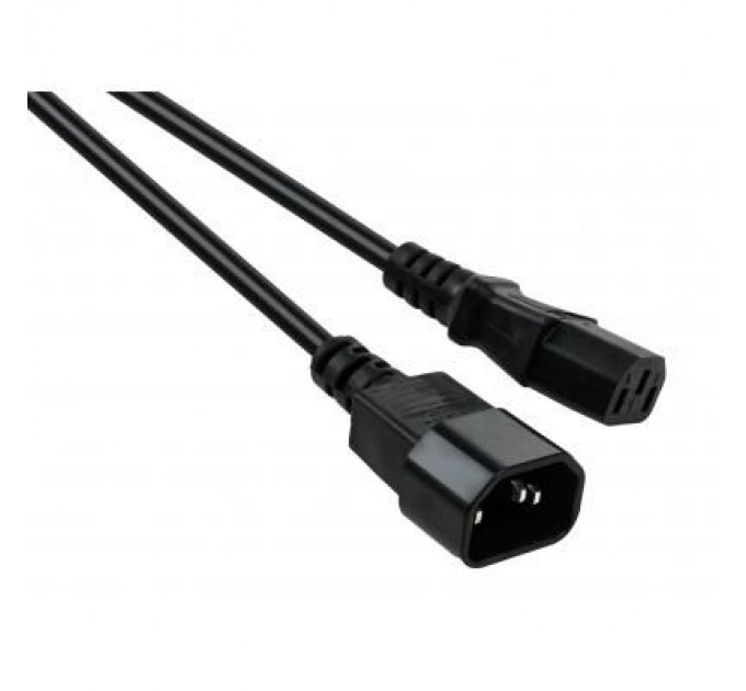 Vinga Кабель живлення C13 to C14 3.0m Vinga (VCPP5C13143BK)