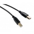 Vinga Кабель для принтера USB 2.0 AM/BM 3.0 m Vinga (VCPDCAMBM3.0BK)
