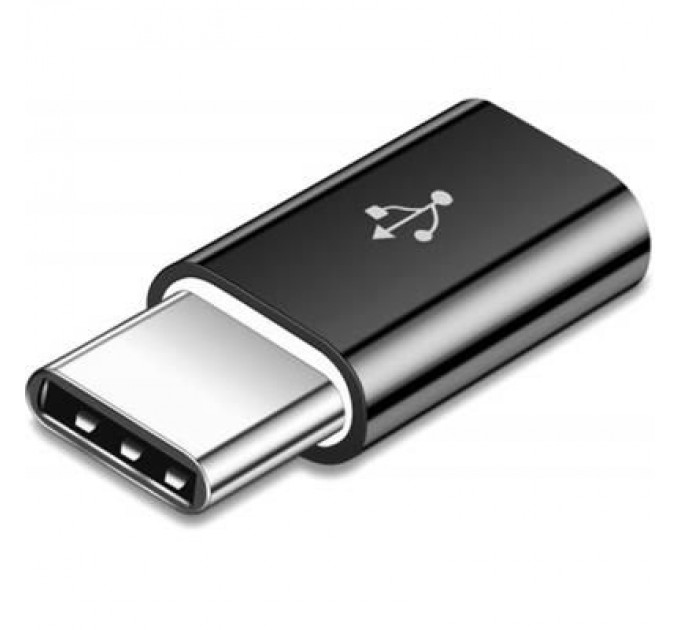 XoKo Перехідник Micro USB to Type-C black XoKo (XK-AC014-BK)