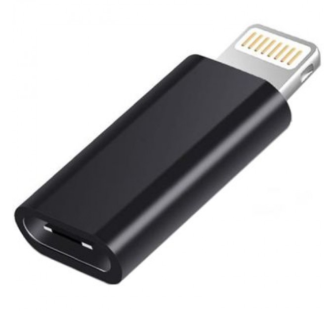 XoKo Перехідник USB Type-C to Lightning black XoKo (XK-AC015-BK)