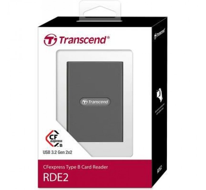 Transcend Зчитувач флеш-карт Transcend USB 3.2 Gen 2x2 Type-C CFexpress (TS-RDE2)