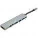 PowerPlant Концентратор USB 3.1 Type-C to USB Hub, HDMI, Card Reader (SD, micro SD) PowerPlant (CA912094)