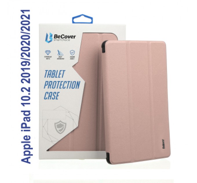 BeCover Чохол до планшета BeCover Soft Edge Pencil mount Apple iPad 10.2 2019/2020/2021 Pink (706815)