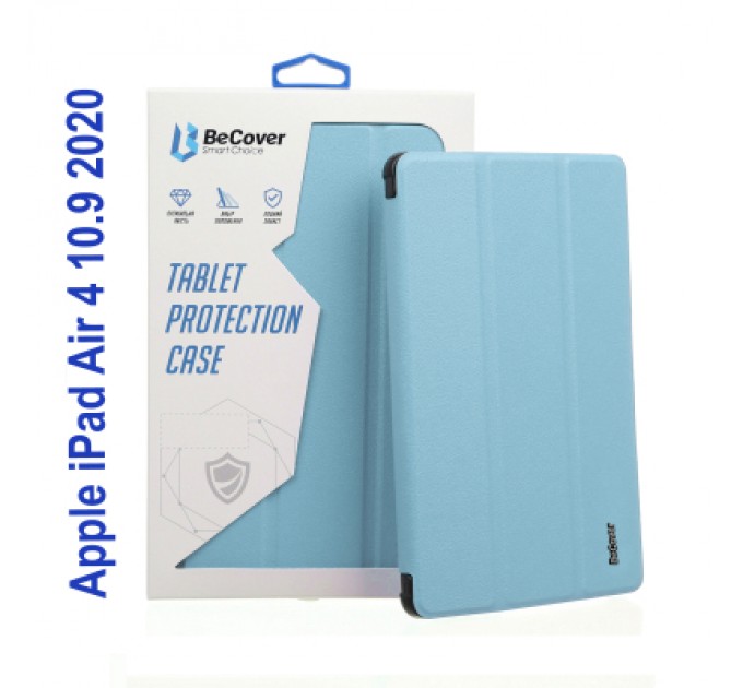 BeCover Чохол до планшета BeCover Soft Edge Pencil mount Apple iPad Air 4 10.9 2020/2021 Light Blue (706821)