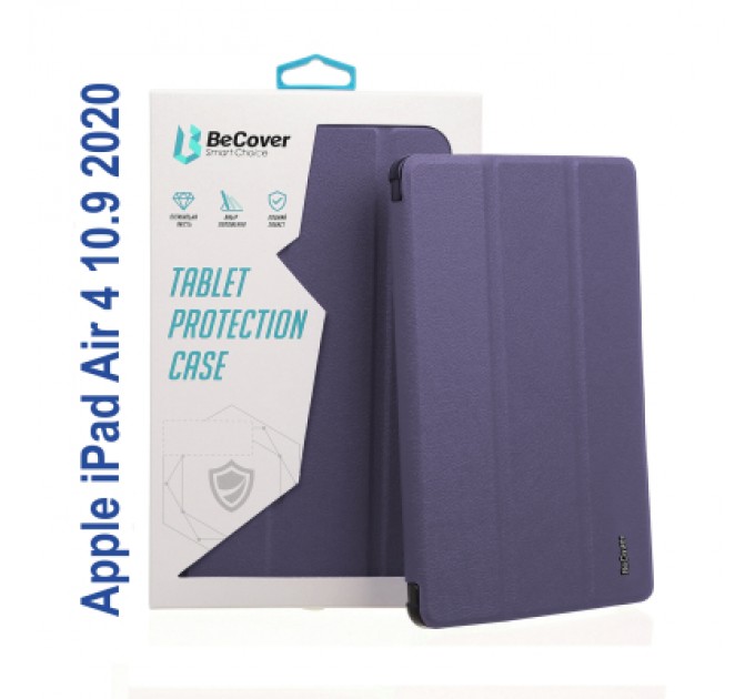 BeCover Чохол до планшета BeCover Soft Edge Pencil mount Apple iPad Air 4 10.9 2020/2021 Purple (706823)