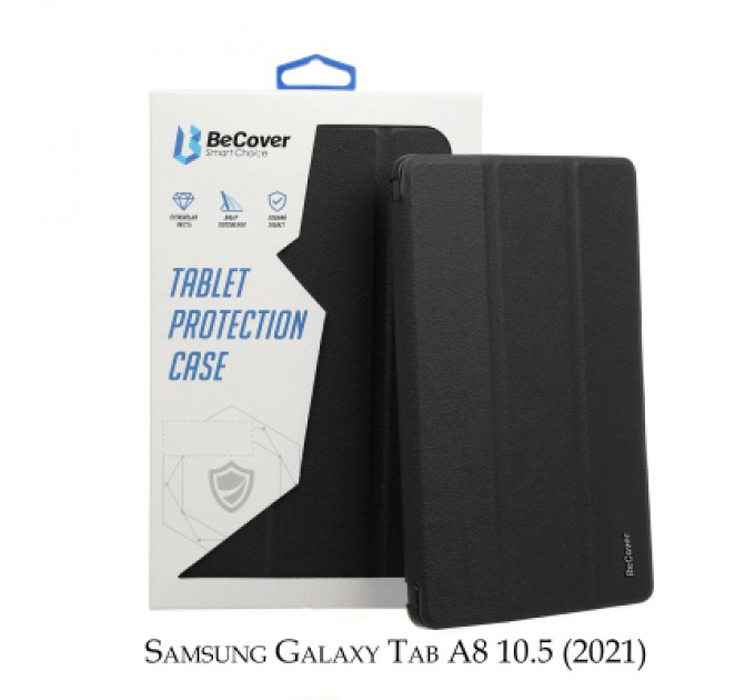 BeCover Чохол до планшета BeCover Smart Case Samsung Tab A8 10.5 (2021) SM-X200/X205 Black (707261)