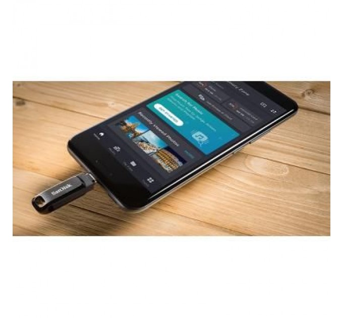 SanDisk USB флеш накопичувач SanDisk 256GB Ultra Dual Drive Go USB 3.1/Type C (SDDDC3-256G-G46)