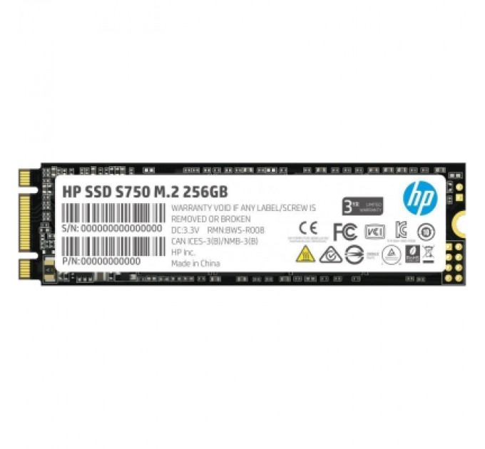 HP Накопичувач SSD M.2 2280 256GB S750 HP (16L55AA)