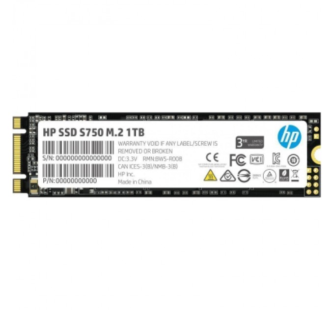 HP Накопичувач SSD M.2 2280 1TB S750 HP (16L57AA)