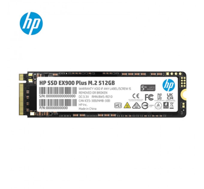 HP Накопичувач SSD M.2 2280 512GB EX900 Plus HP (35M33AA)