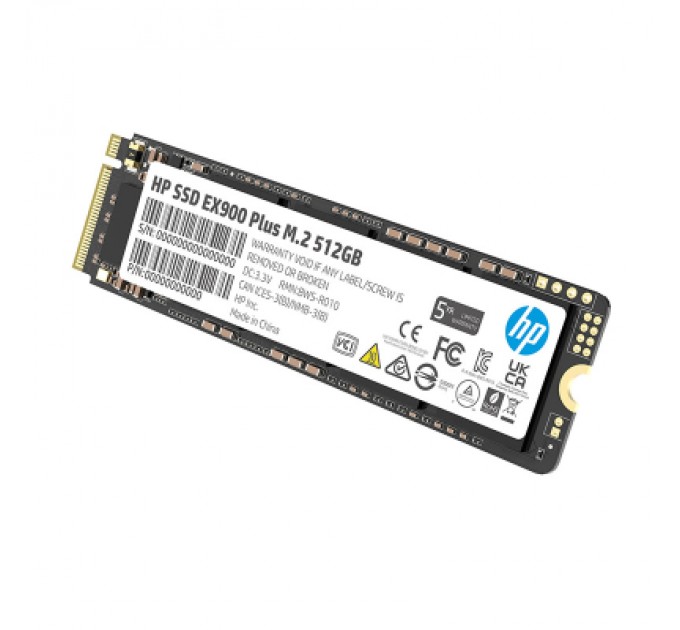 HP Накопичувач SSD M.2 2280 512GB EX900 Plus HP (35M33AA)