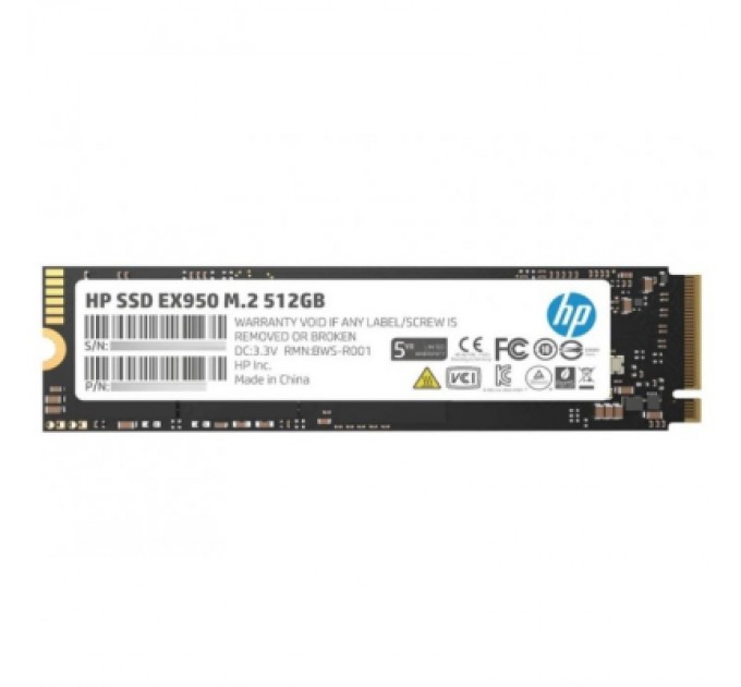 HP Накопичувач SSD M.2 2280 512GB EX950 HP (5MS22AA)