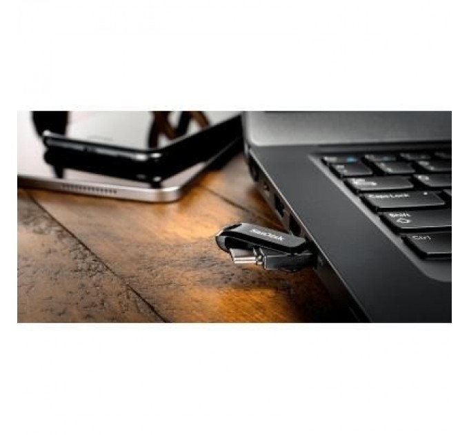 SanDisk USB флеш накопичувач SanDisk 64GB Ultra Dual Drive Go USB 3.1/Type C (SDDDC3-064G-G46)