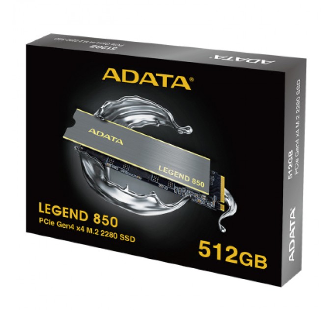 ADATA Накопичувач SSD M.2 2280 512GB ADATA (ALEG-850-512GCS)