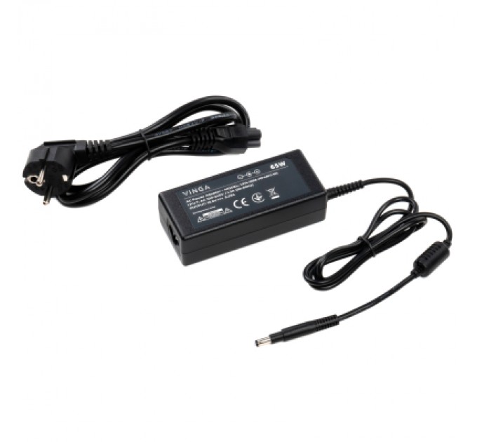 Vinga Блок живлення до ноутбуку Vinga HP 65W 19.5V 3.3А 4.8*1.7 long (VPA-1953-HP4817-101)