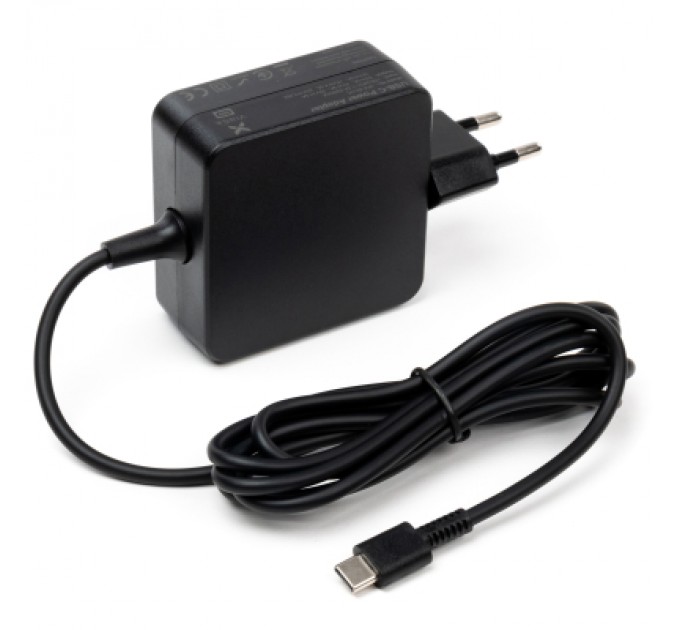 Vinga Блок живлення до ноутбуку Vinga HP 65W 5V3A/9V3A/12V5A/15V4.3A/20V3.25A USB-C (VPA-65-H-C)