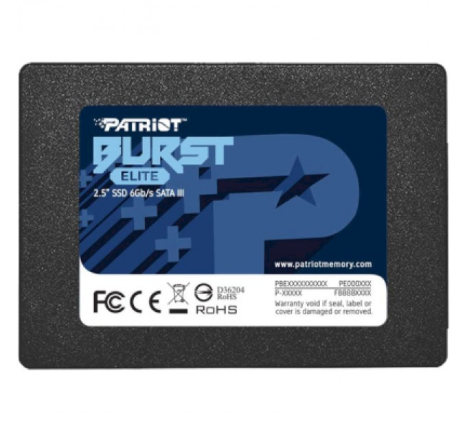 Patriot Накопичувач SSD 2.5" 960GB Burst Elite Patriot (PBE960GS25SSDR)