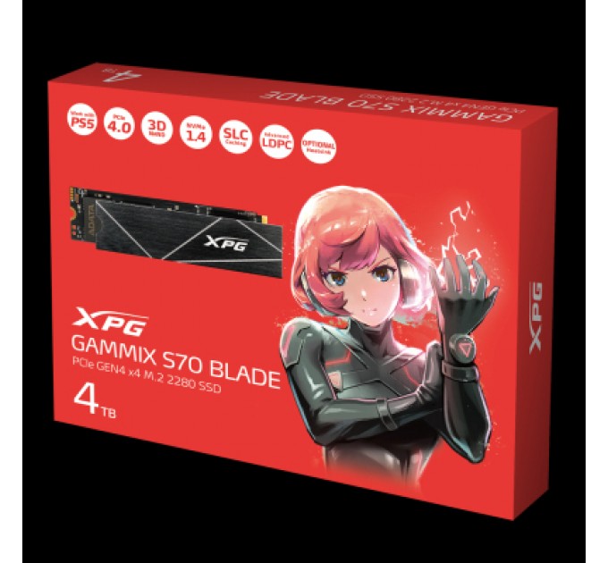 ADATA Накопичувач SSD M.2 2280 4TB ADATA (AGAMMIXS70B-4T-CS)
