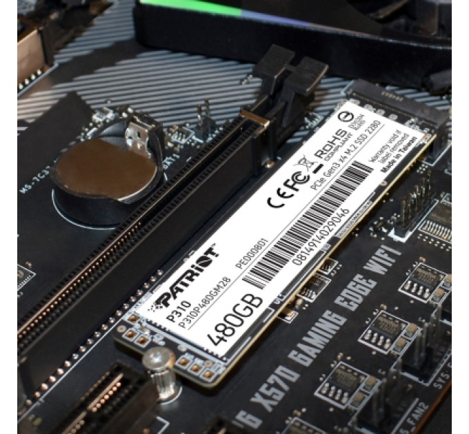 Patriot Накопичувач SSD M.2 2280 480GB Patriot (P310P480GM28)