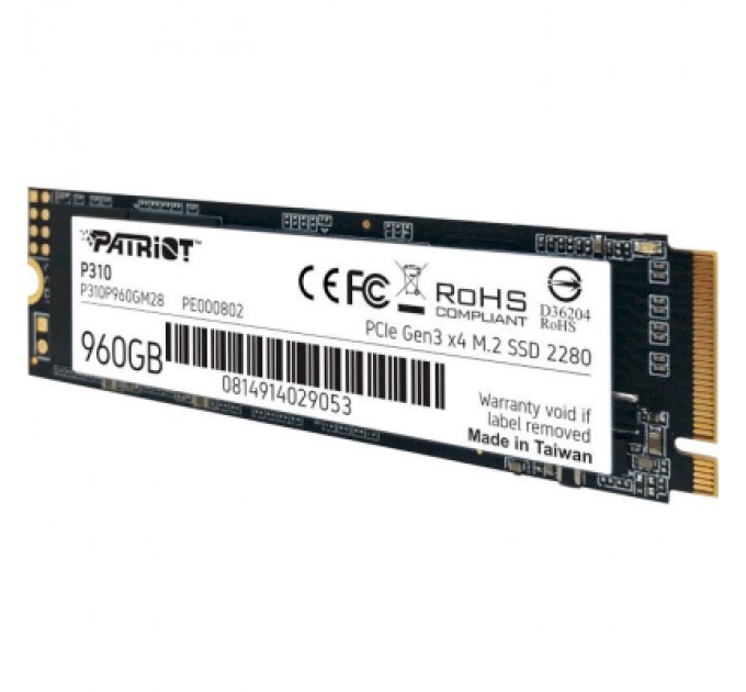 Patriot Накопичувач SSD M.2 2280 960GB Patriot (P310P960GM28)
