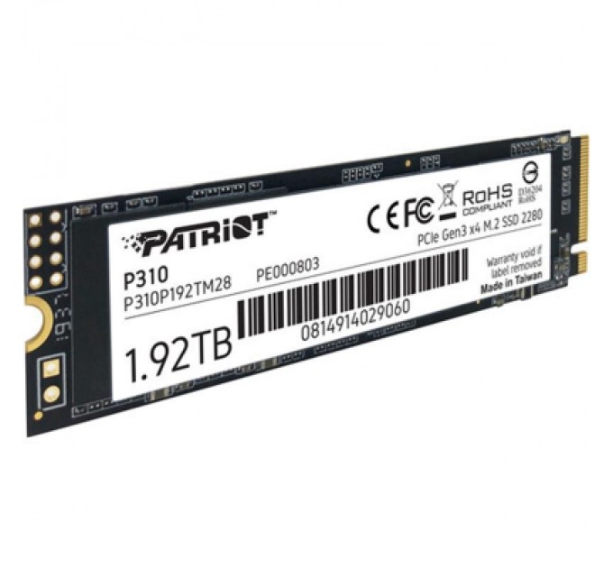 Patriot Накопичувач SSD M.2 2280 1.92TB Patriot (P310P192TM28)