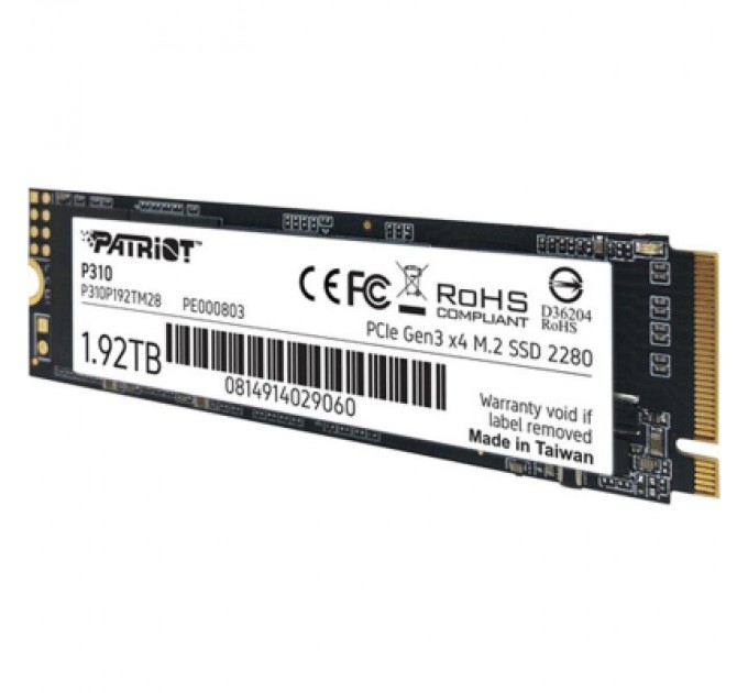 Patriot Накопичувач SSD M.2 2280 1.92TB Patriot (P310P192TM28)