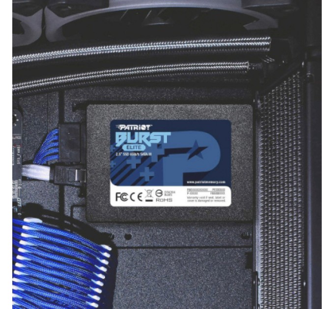 Patriot Накопичувач SSD 2.5" 1.92TB Burst Elite Patriot (PBE192TS25SSDR)