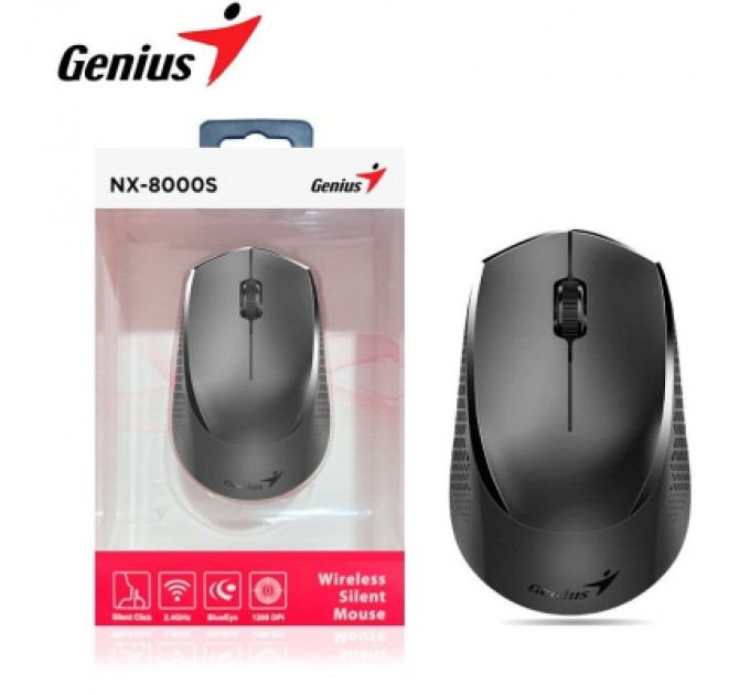 Genius Мишка Genius NX-8000 Silent Wireless Black (31030025400)