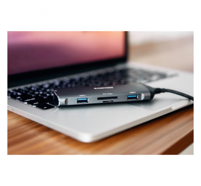 Canyon Порт-реплікатор Canyon 8-in-1 USB-C (CNS-TDS15)