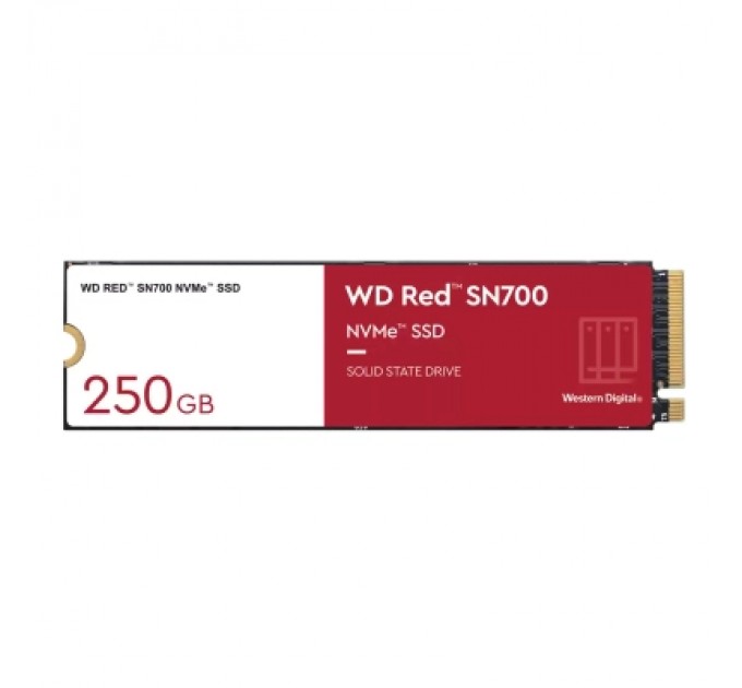 WESTERN DIGITAL Накопичувач SSD M.2 2280 250GB SN700 RED WD (WDS250G1R0C)
