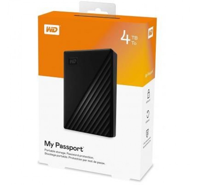 WESTERN DIGITAL Зовнішній жорсткий диск 2.5" 4TB WD (WDBPKJ0040BBK-WESN)
