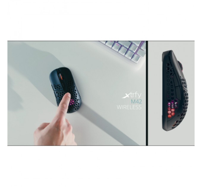 Xtrfy Мишка Xtrfy M42 RGB Wireless Black (M42W-RGB-BLACK)
