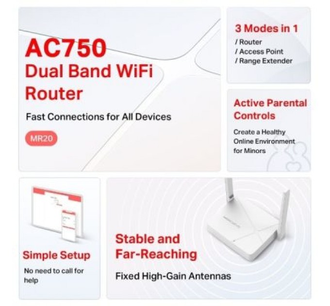 Mercusys Маршрутизатор Mercusys MR20